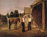 William Sidney Mount Der Pferdehandel oil painting